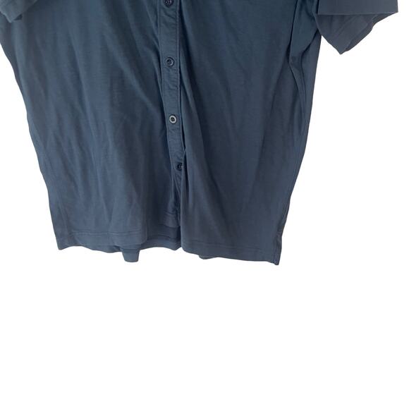 Mountain Hardwear Men's Size Medium Blue Outdoor Short Sleeve Shirt - Picture 3 of 9
